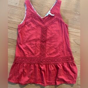 Matilda Jane Fond Memories Crochet Tank Size‎ M